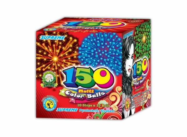 150 Multi Color Balls 